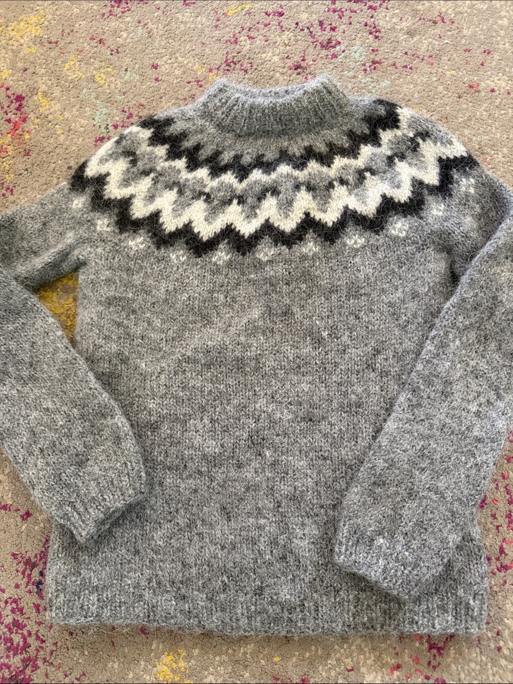 Icelandic handknit wool sweater